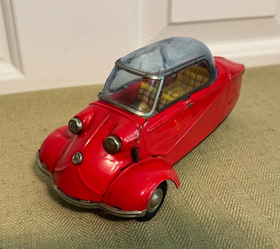 Vintage 1960's Bandai Japan Tin Messerschmitt Car - Etsy