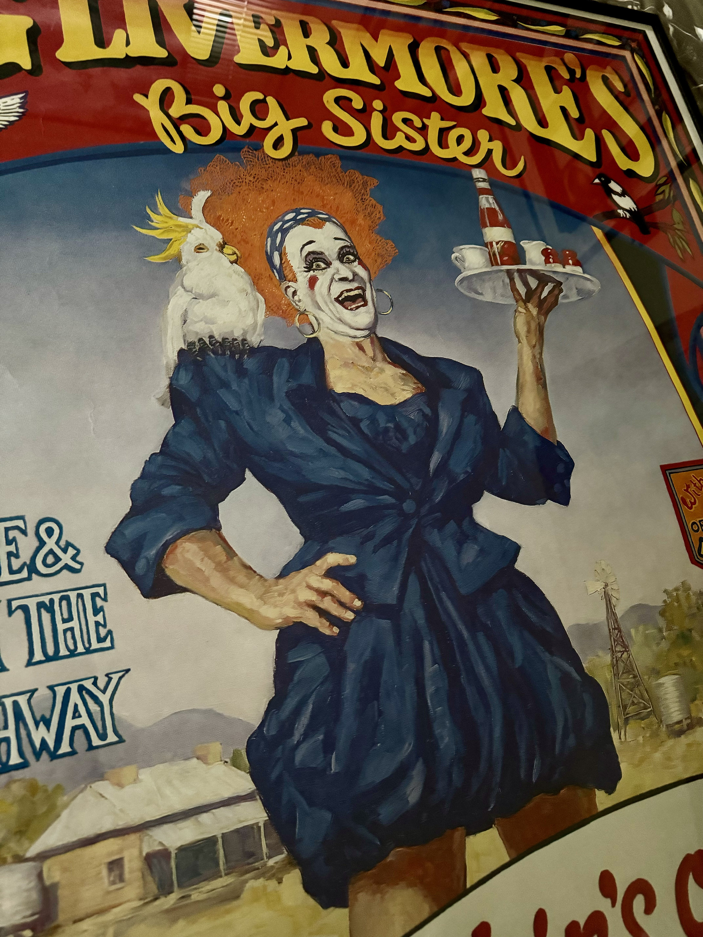 Fantastic Rare Australian Poster for Reg Livermore's Big Sister