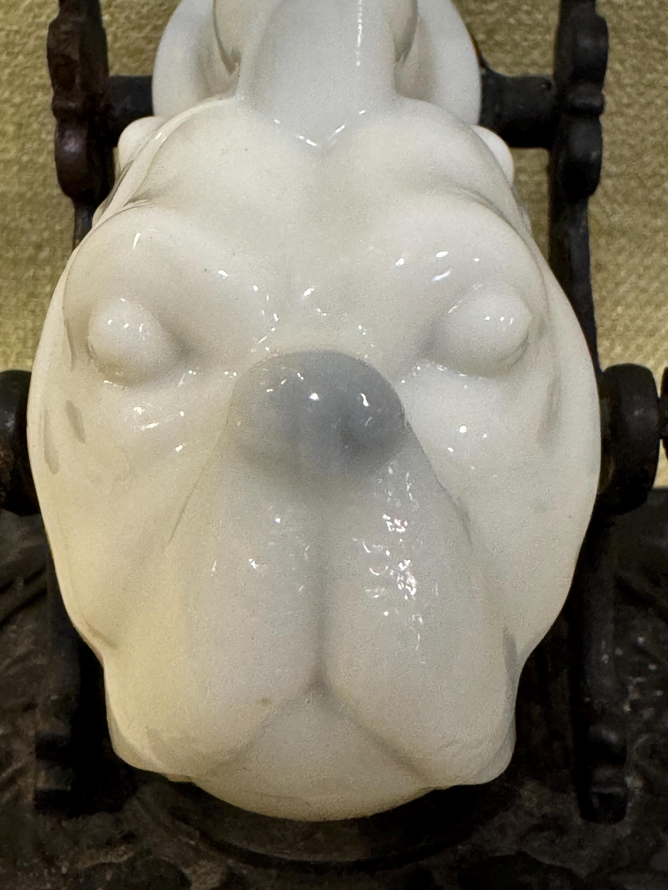 Antique Cast Iron Bulldog - Etsy
