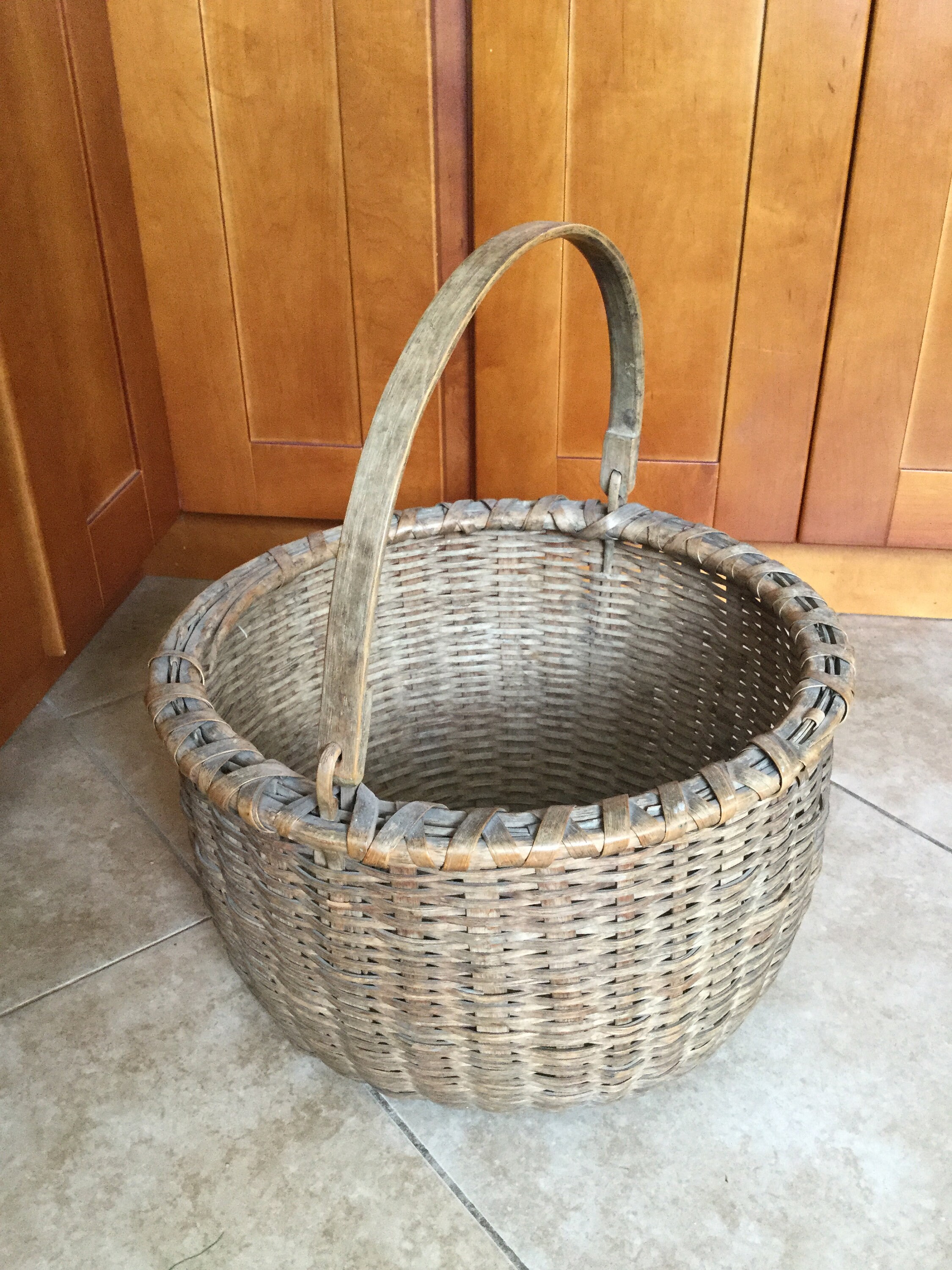 Antique Taconic Taghkanic Bushwaker Swing Handle Basket Etsy