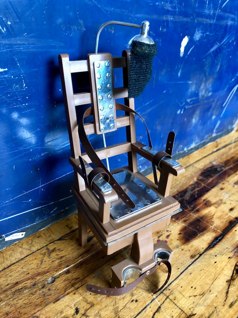 Rare Macabre Vintage Toy Electric Chair Original Box Etsy