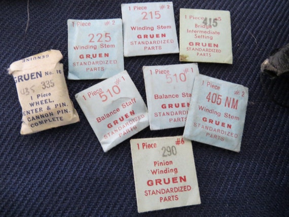 Vintage Gruen Watch parts
