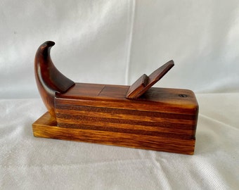 Antique Woodworking Plane Snuff Box or Puzzle box