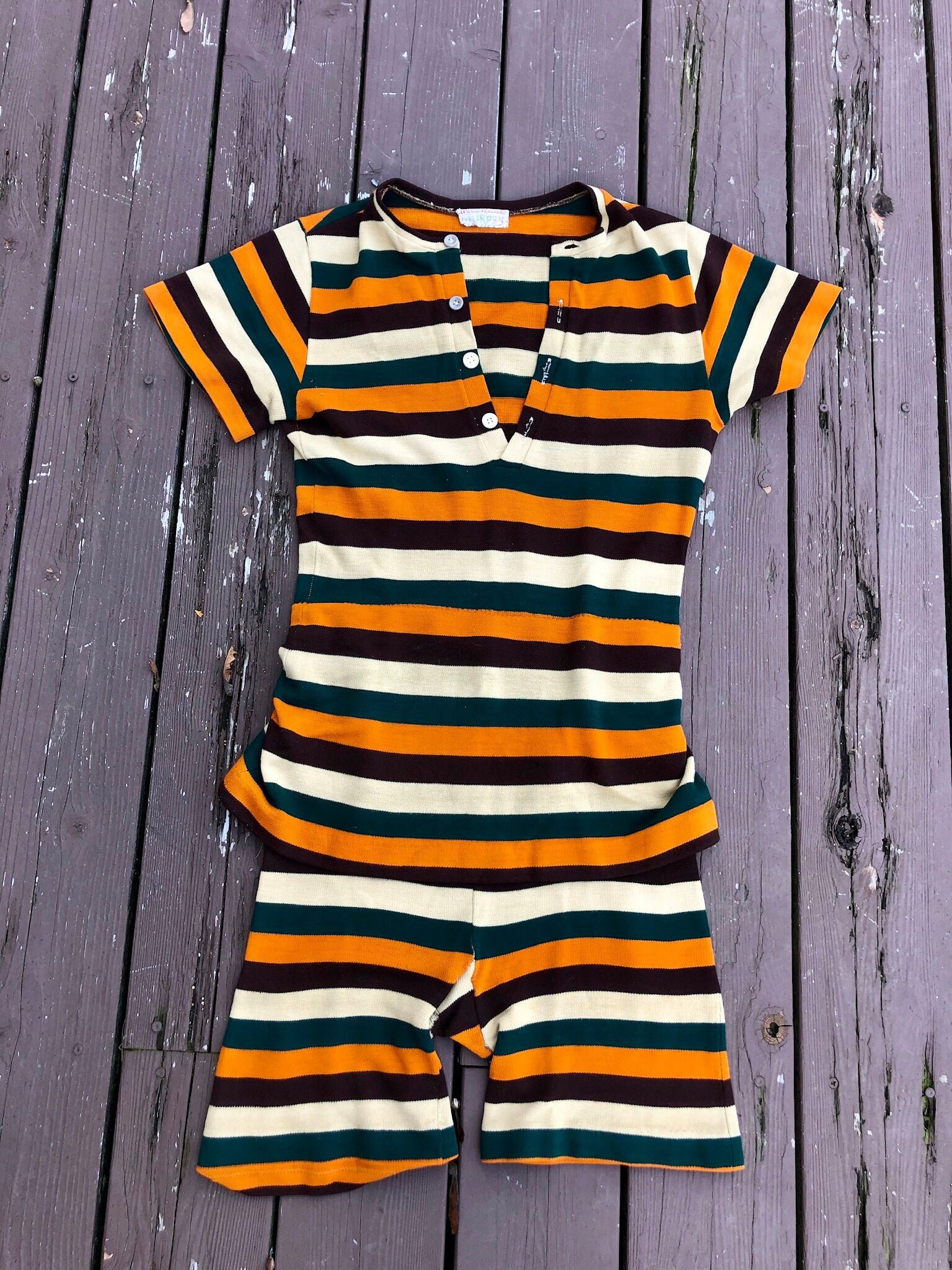 Vintage Knit Bathers ANTIQUE swimsuit Etsy