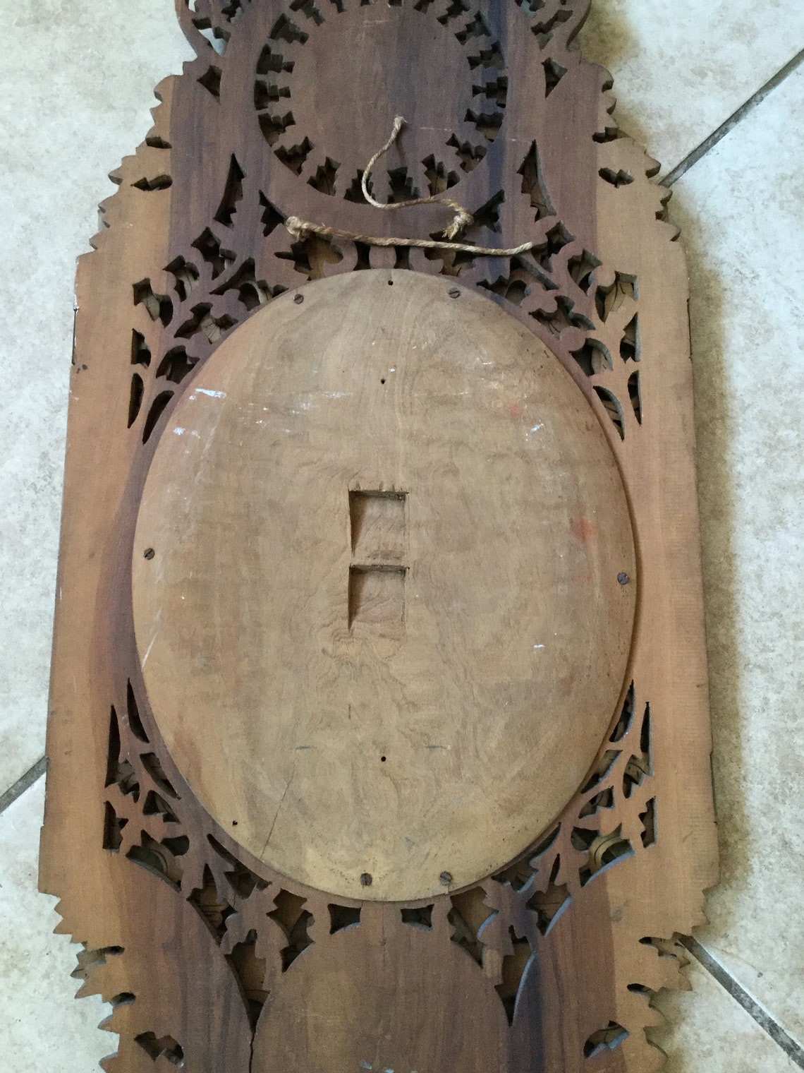 Antique Danish Tri Fold Shaving Mirror Lattice Work Etsy