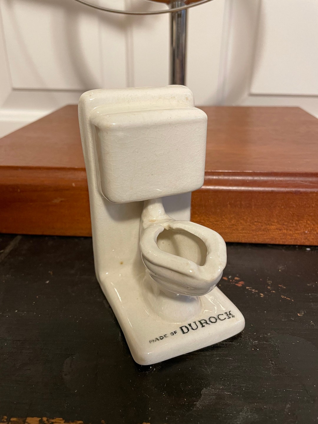 Antique Salesman Sample Durock Porcelain Miniature Toilet Etsy