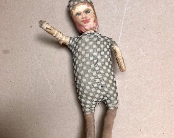 Strange Antique 19th Century Handmade Folk Art Doll