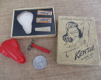 Awesome Vintage Miniature Ladies Shaving Razor, the Kewtie