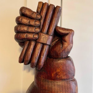 19th Century Folk Art Tobacconist Trade Sign, Cigar Shop Sign, 1870-90