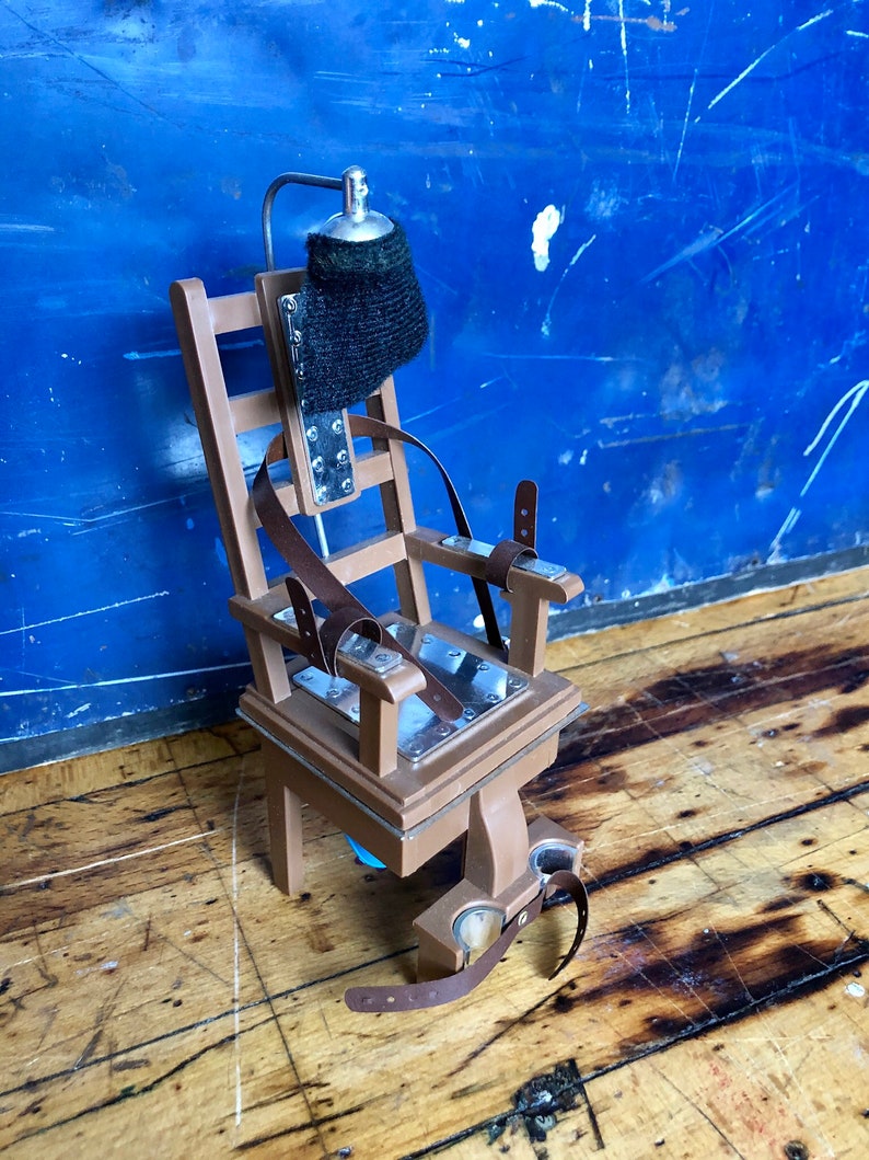 Rare Macabre Vintage Toy Electric Chair Original Box Etsy