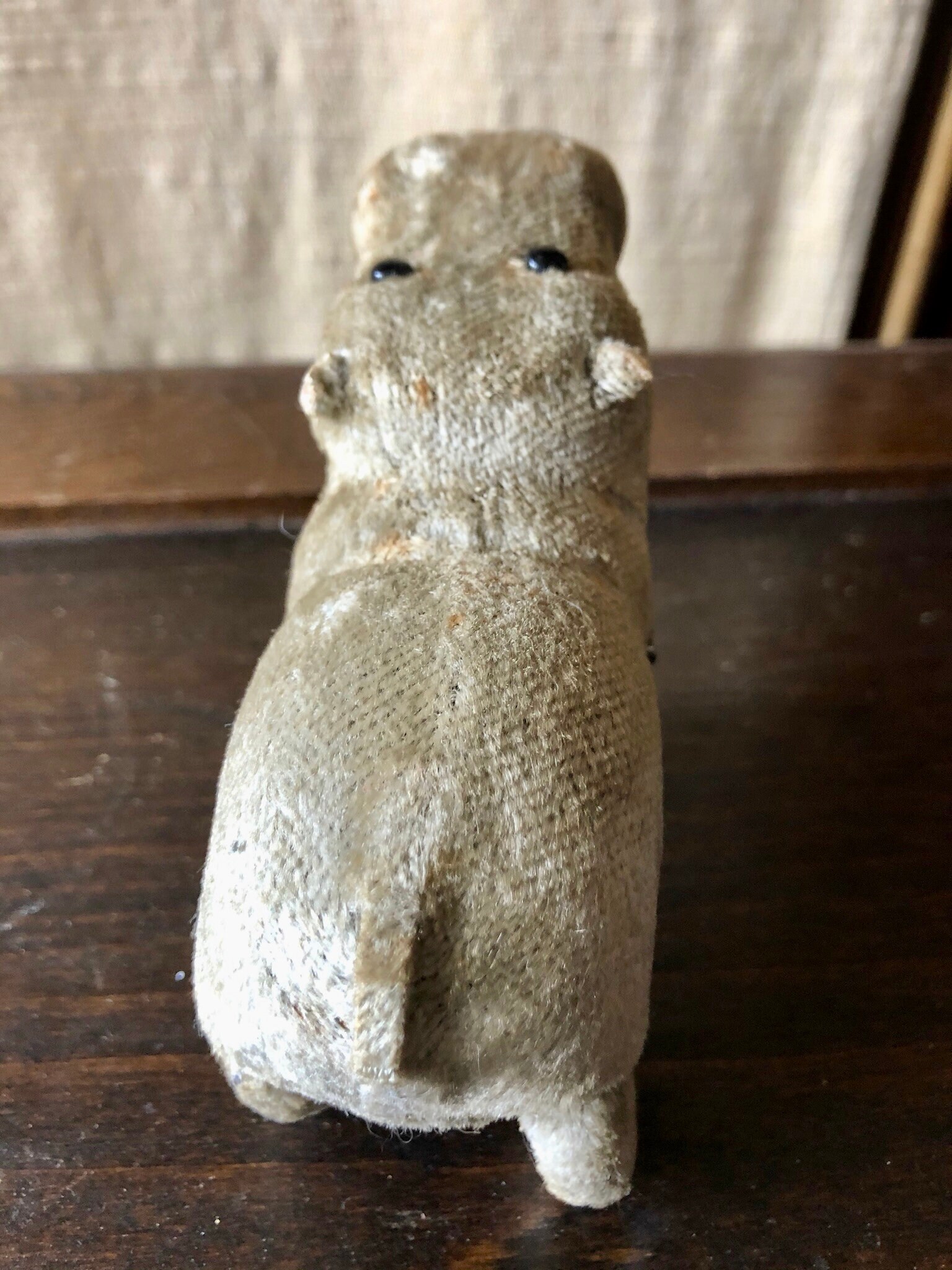 Rare Vintage Japan Tin Mohair Wind up Hippo Toy Hungry Hippo Etsy