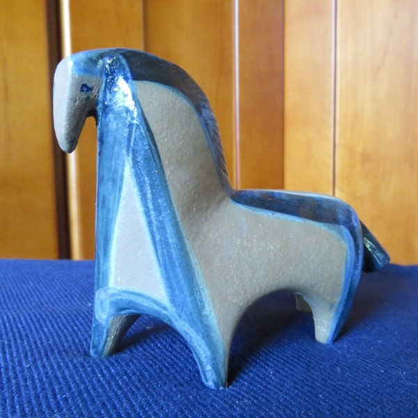 Rare 1956 Lisa Larson Gustavsberg Mid Century Modern Art Pottery Horse