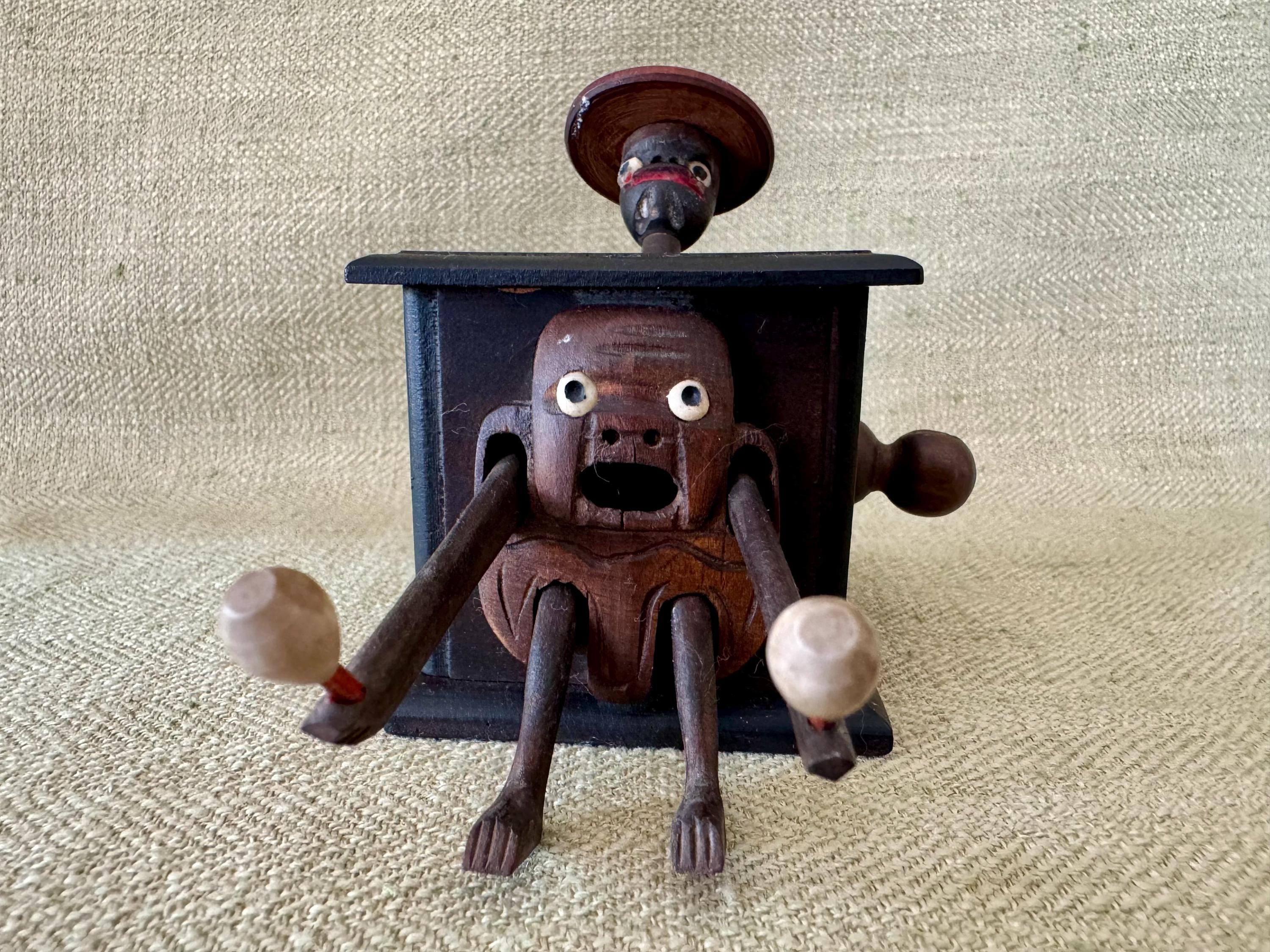 Original 1900-1920 Japanese Kobe Toy, Mechanical Wood Toy - Etsy