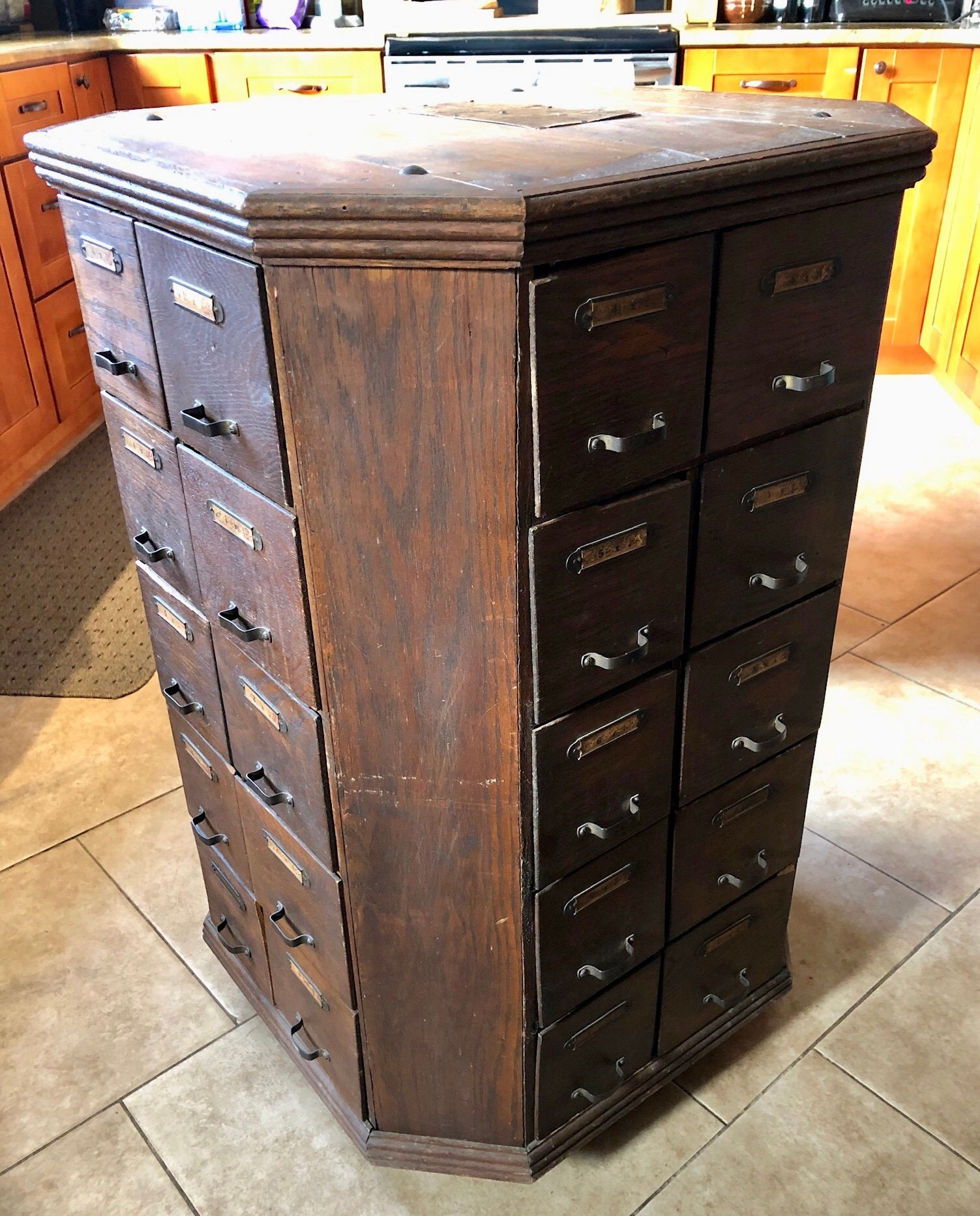 Antique 1901 AR Brown Rotating Hardware Display 40 Etsy