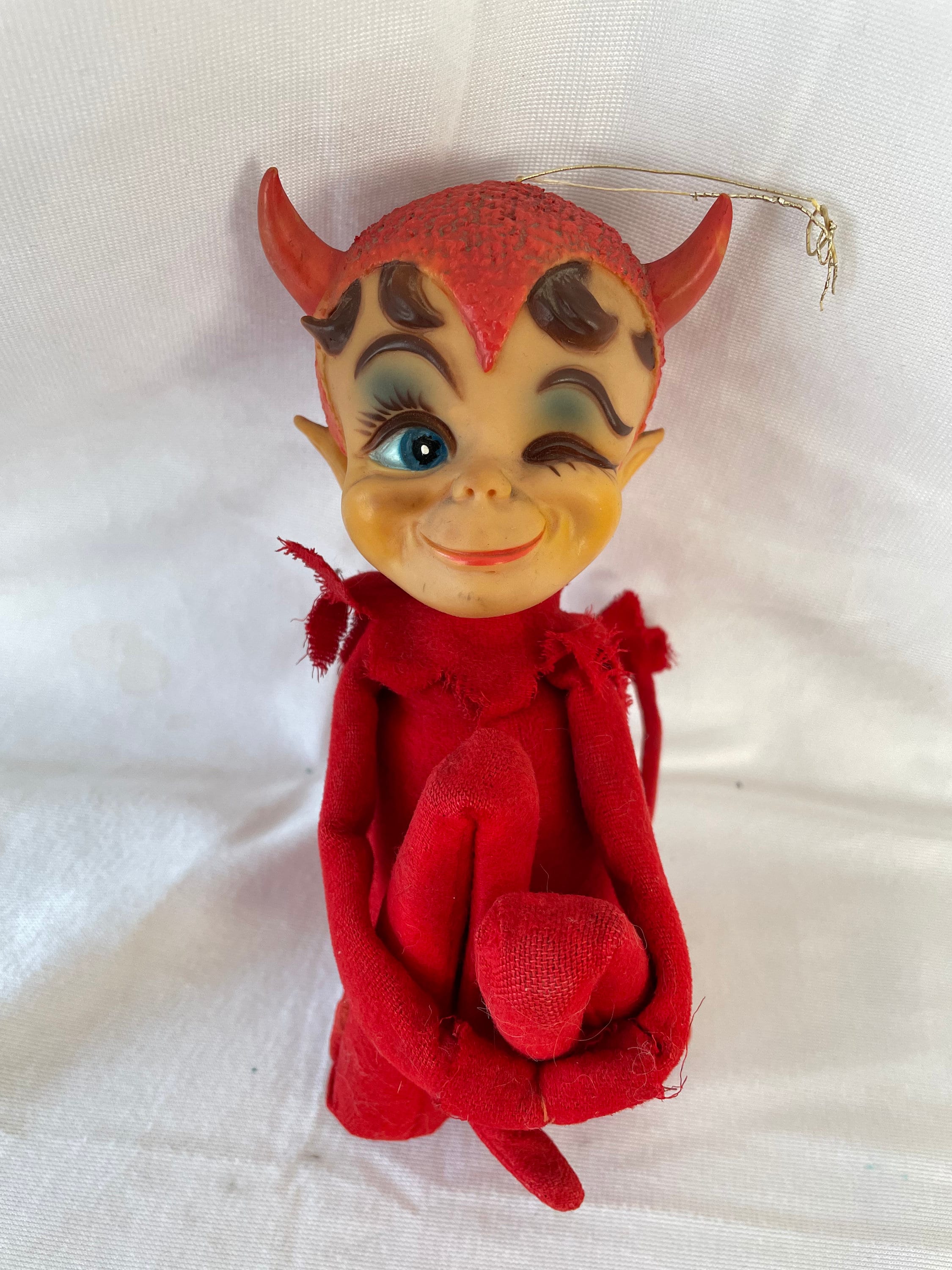 Red Devil Figurine - Etsy