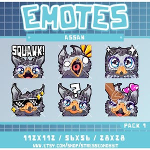 Playful Griffon (6) Pack 1 | Twitch Discord Youtube | Cute Kawaii b gate video game dragon age solas grey warden Darvin Assan