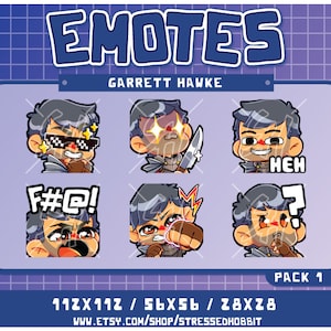 Champion of Kirkwall (M) (6) Pack 1 | Twitch Discord Youtube | Cute Kawaii b gate video game dragon age hawke garrett marian Hawke