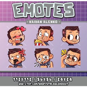 Human Sentinel (6) Pack 1 | Twitch Discord Youtube | Cute Kawaii mass Normandy video game space