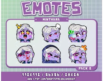 Paladín Drow Exiliado (6) Paquete 2 / Twitch Discord Youtube / Lindo Kawaii b gate videojuego dnd dragones