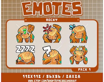Sassy Rock Alien (6) Pack 1+ (1) ANIMATED GIF | Twitch Discord Youtube | Cute Kawaii Space Scientist Hail Mary Grace Rocky Alien Stars