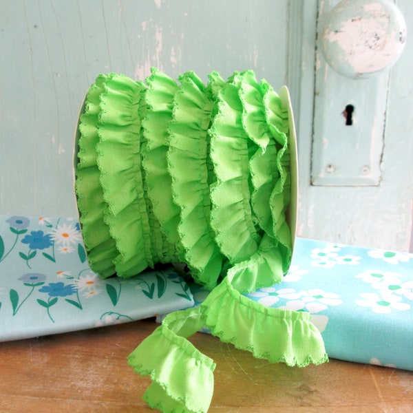 Green Fabric Trim Etsy