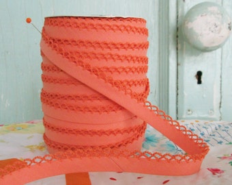 Salmon Crochet Edge Bias Tape (No. 44)