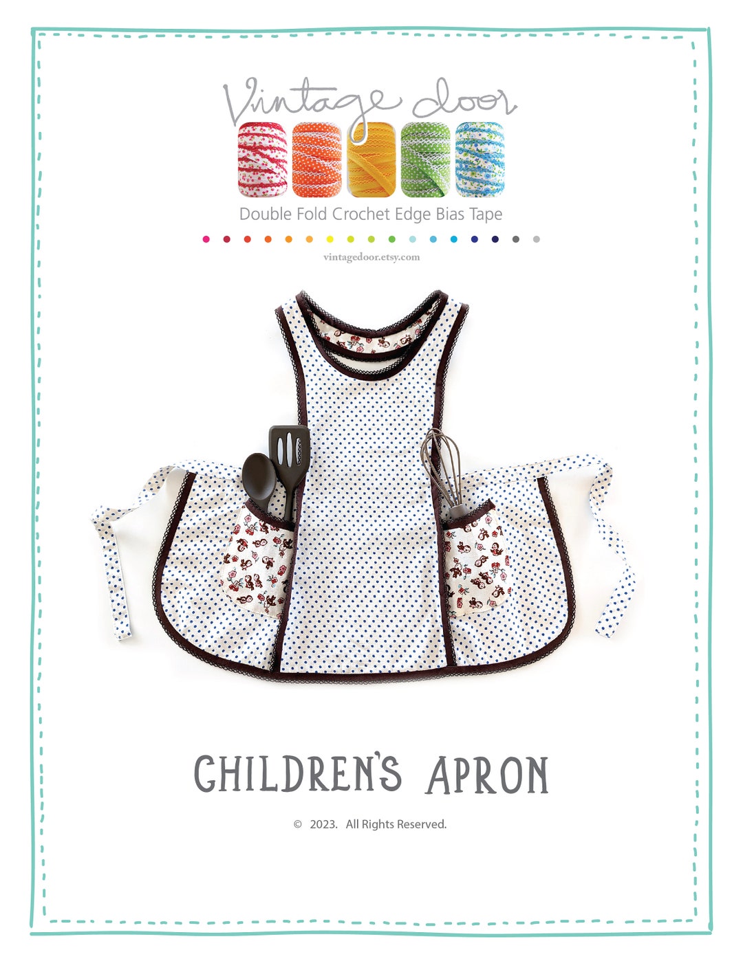 puffin kid's apron pdf sewing pattern (4 sizes) - etsy... NEW. PDF Children's Apron. Sewing Pattern. Apron Sewing Pattern. - Etsy