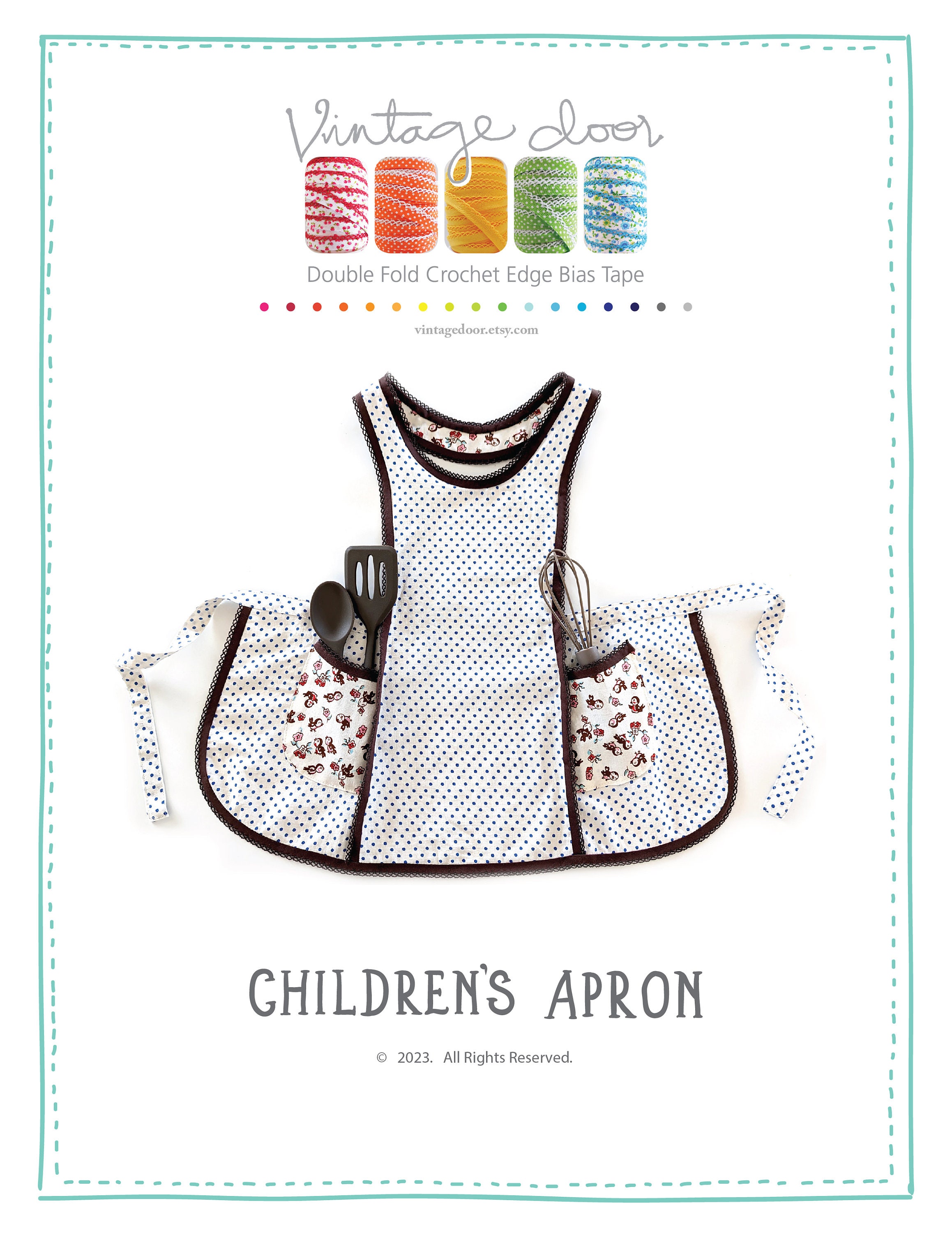puffin kid's apron pdf sewing pattern (4 sizes) - etsy... NEW. PDF Children's Apron. Sewing Pattern. Apron Sewing Pattern. - Etsy