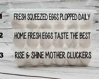 Fast shipping!Funny Egg Container Egg Storage Organization Fridge Storage Chicken Coop Reusable Plastic Egg Cartons. Holds 12 eggs Stackable