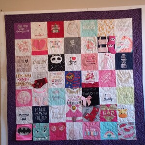 Baby Clothes Quilt, Onesie Quilt, First Year Quilt, Memory Quilt, Memorial Quilt, Heirloom Quilt **Reservation Fee DEPOSIT ONLY**