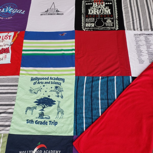 T Shirt Blanket Etsy