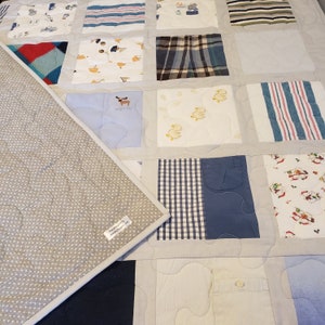 Baby Clothes Quilt, Onesie Quilt, First Year Quilt, Memory Quilt, Memorial Quilt, Heirloom Quilt **Reservation Fee DEPOSIT ONLY**