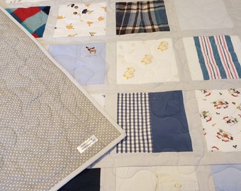 Baby Clothes Quilt, Onesie Quilt, First Year Quilt, Memory Quilt, Memorial Quilt, Heirloom Quilt **Reservation Fee DEPOSIT ONLY**