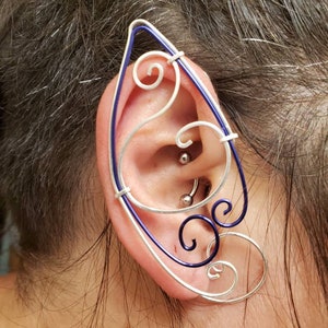 Artistic Wire Elf Ear Cuff: Cosplay Fairy Ears