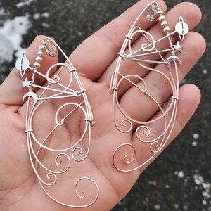 Orejas De Elfo Con Colgantes De Mariposa – Accesorios De Látex Para Cosplay De Hada, Halloween Y Fiestas Temáticas