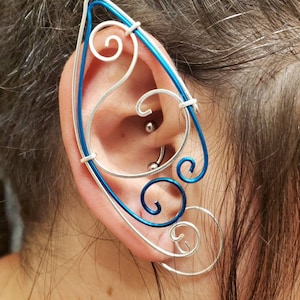 Pick Your Colors Elf Ear Cuff: Cosplay Fairy Ear Jewelry