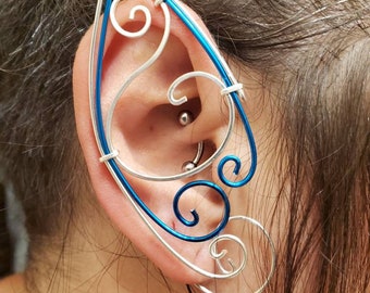 Pick Your Colors Elf Ear Cuff: Cosplay Fairy Ear Jewelry