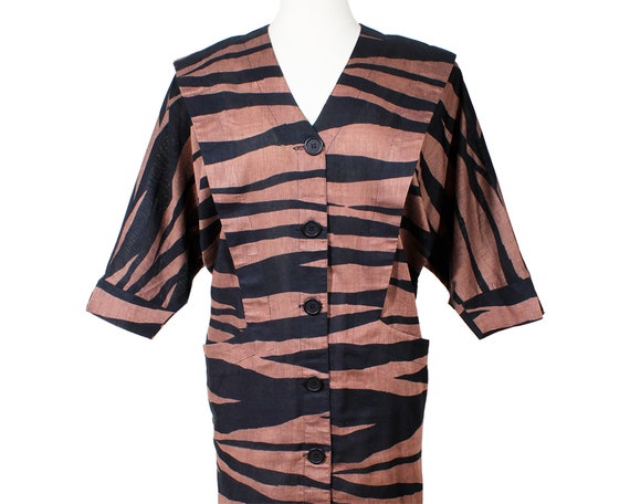 Sue Wong Vintage 1980s Dress Structured Style Bro… - image 2