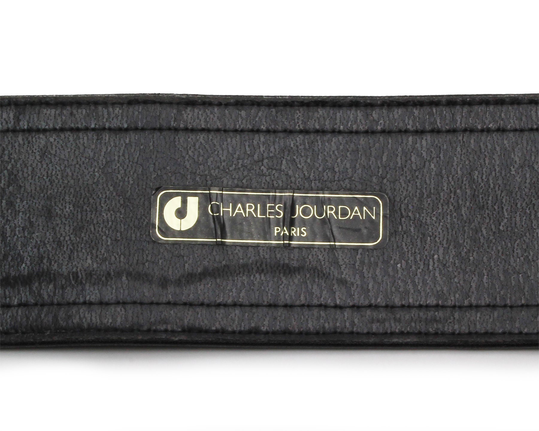 Charles Jourdan Paris Vintage Belt Cinch Waist Style Black  display picture 1