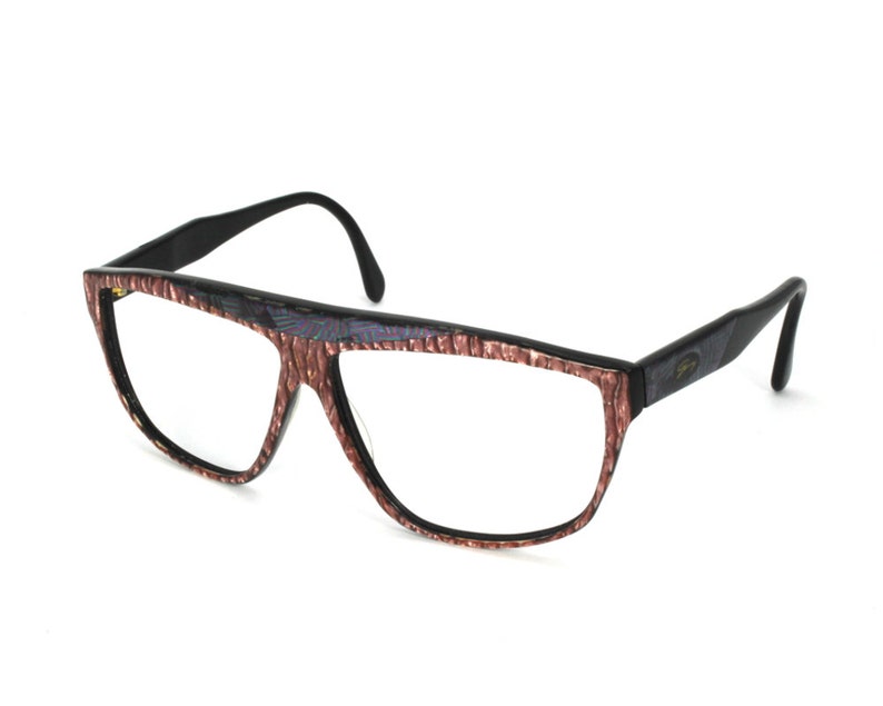 Genny Vintage 1980s Eyeglasses Oversized Eyeglass Frames Etsy
