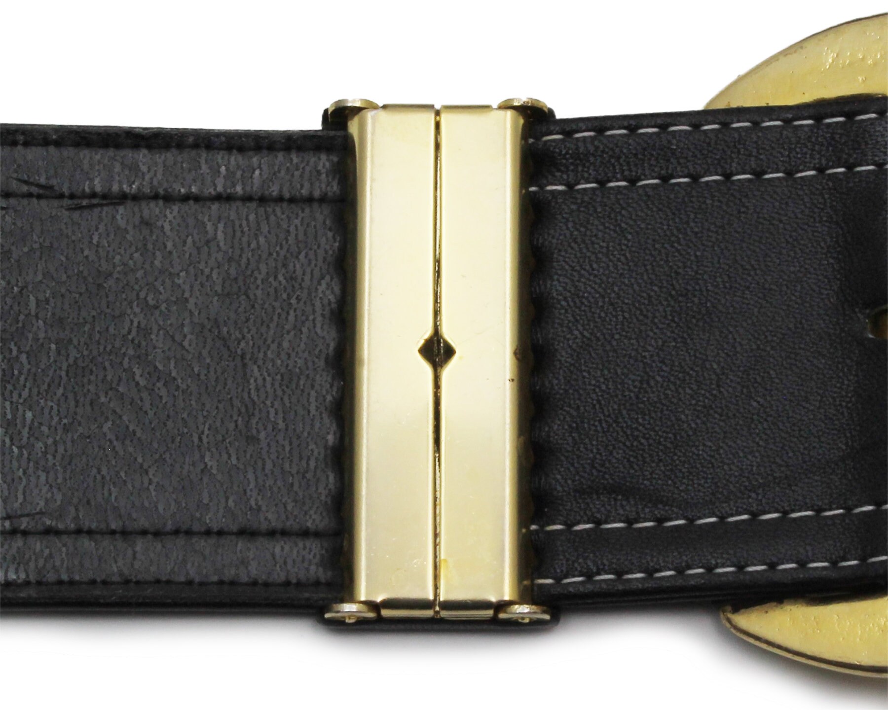 Charles Jourdan Paris Vintage Belt Cinch Waist Style Black  display picture 3