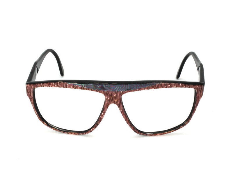 Genny Vintage 1980s Eyeglasses Oversized Eyeglass Frames Etsy