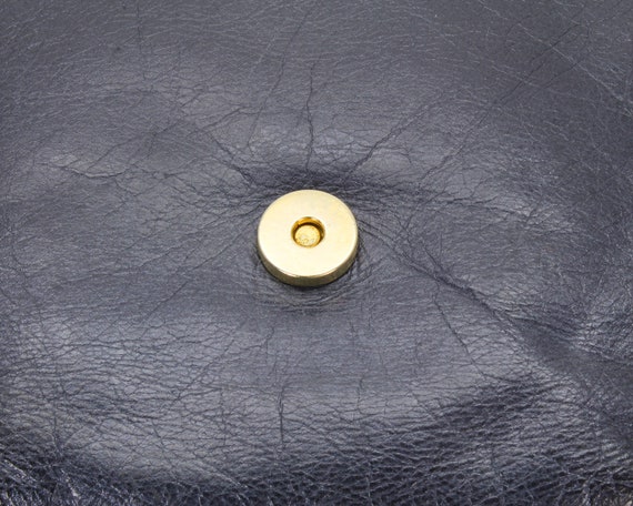 Linea Max Vintage 1980s Handbag Shoulder Bag Midn… - image 3