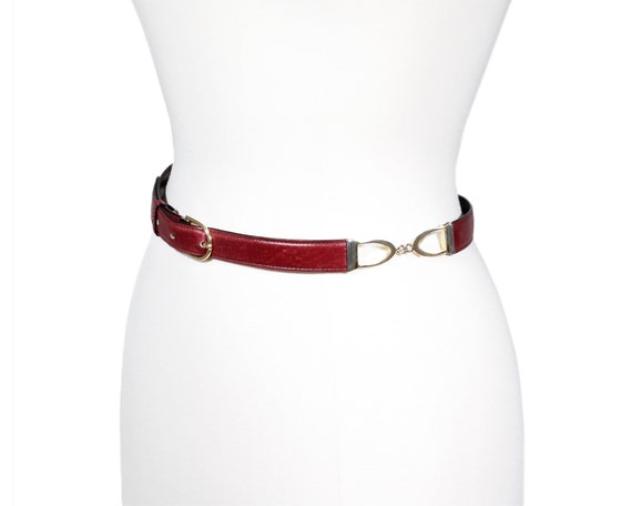 Harrods Ltd. London Vintage 1970s Belt Slim Style… - image 2