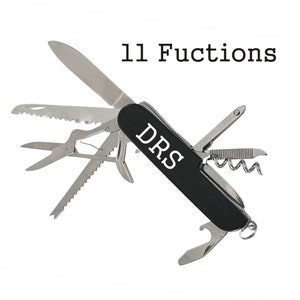 Valentine&#39;s Day Gift for Boyfriend-Custom Engraved 11 Functions Multi-Tool Pocket Knife , Personalized Multi-Tool Knife for Him, for Men.