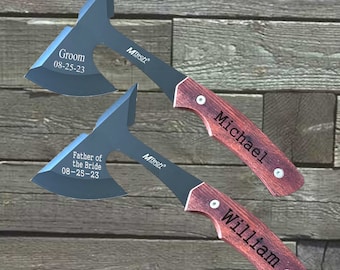 Personalized Engraved Throwing Axe, Groomsmen Gift, Anniversary Gift