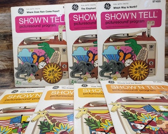 Show n Tell Picturesound Program, 1964 Set of 7