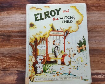 Elroy et l'enfant de la sorcière, 1982, LIRE LES DESCRIPTIONS, Geoffrey Hayes, livre vintage pour enfants