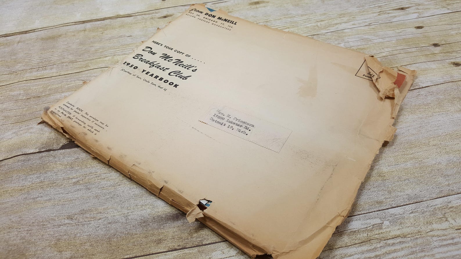 Don Mcneils Breakfast Club 1950 Yearbook, READ DESCRIPTIONS, Vintage