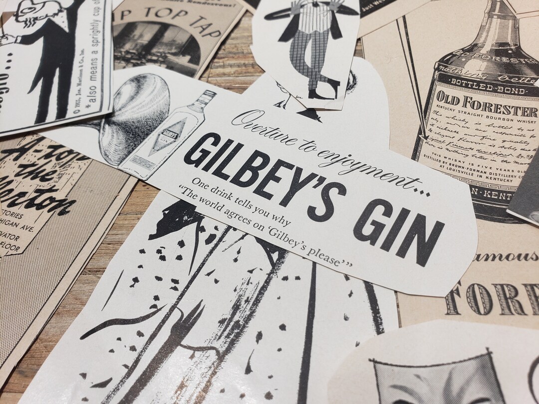 23 Pieces of Black and White Ephemera 1930s Vintage Ephemera - Etsy